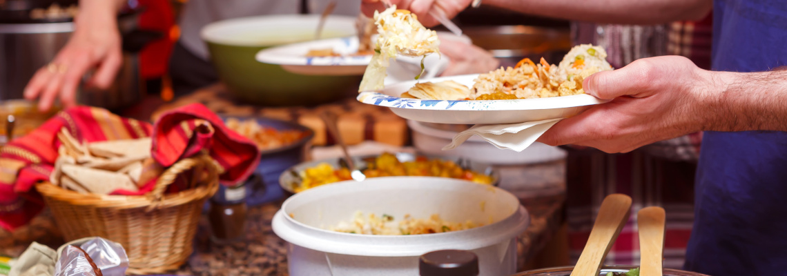 Buffet zum selber auffüllen.