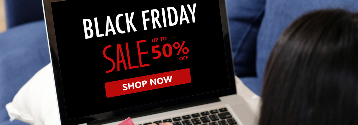 Black Friday in einem Online-Shop